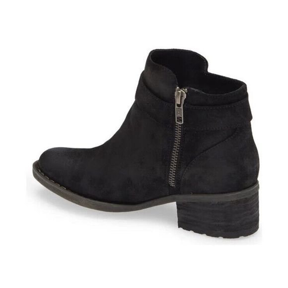 Born Morocco Bootie in Black Distressed Leather Suede size 9.5 Womens - Picture 2 of 9